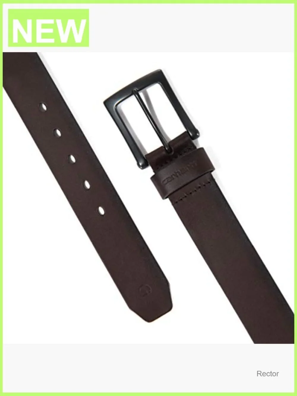 Men's Full Grain Leather Box Buckle Belt 1.5